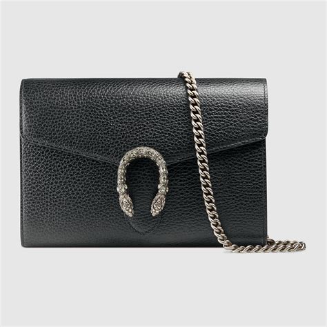 dionysus leather mini chain bag gucci